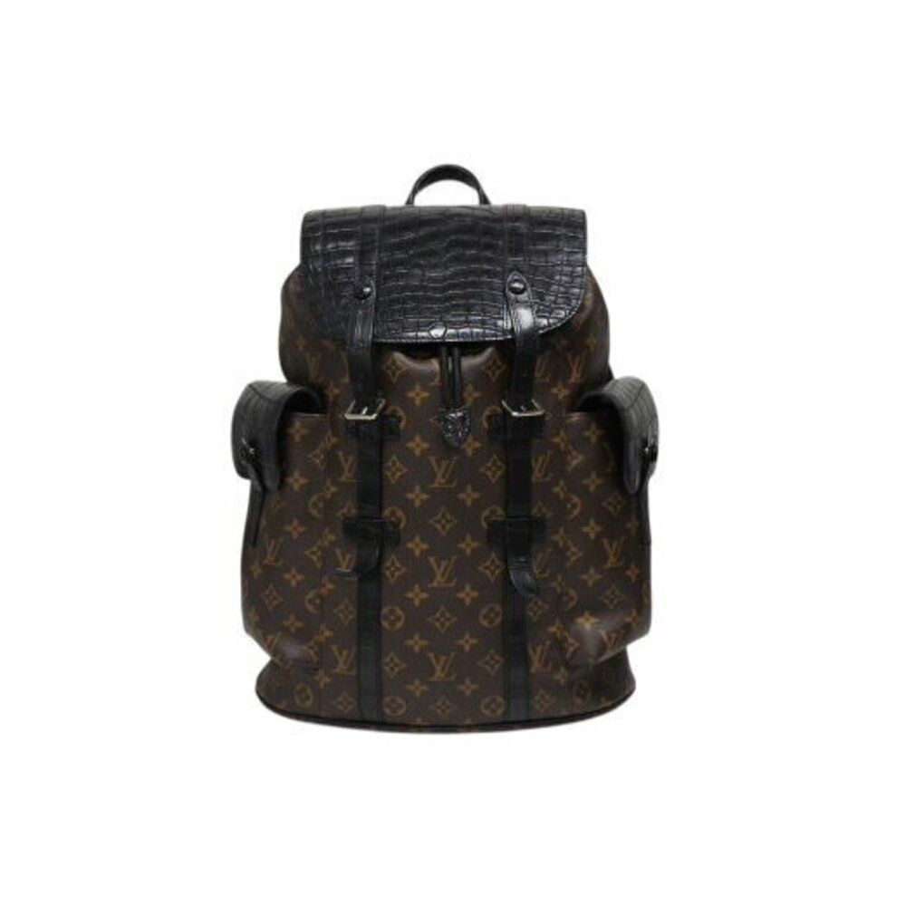 Louis Vuitton Christopher backpack alligator leather